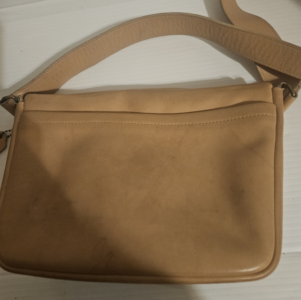 Rare Vintage Coach Manhattan Bistro Bag – Bise Crossbody, Lightweight Leather. - Picture 8 of 15